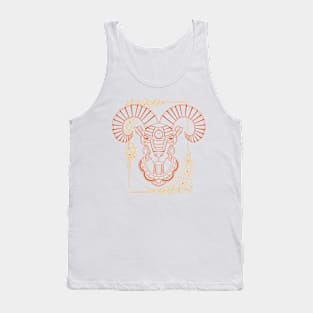 Aries Zodiac Warrior Spirit Tank Top